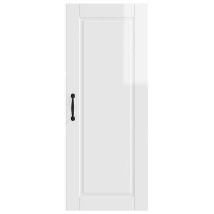 Väggskåp PORTO Högblanka vita 40 x 31 x 100 cm Konstruerat trä