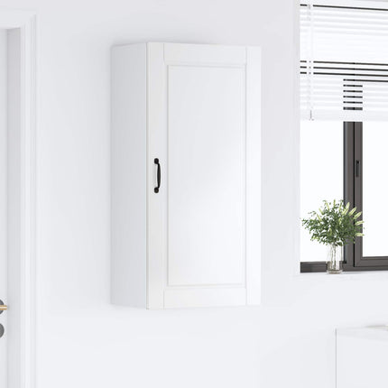 Väggskåp PORTO Högblanka vita 50 x 31 x 100 cm Konstruerat trä