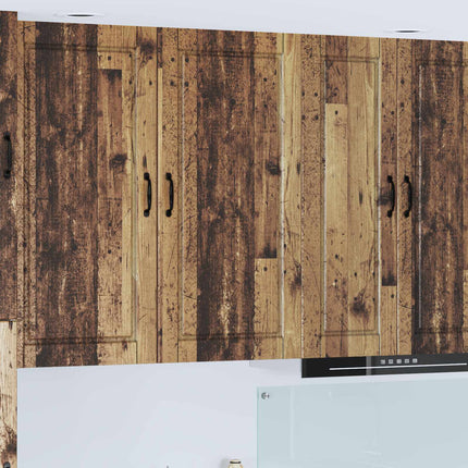 Väggskåp PORTO Gammalt trä 50 x 31 x 100 cm Konstruerat trä
