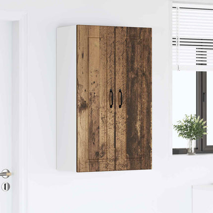 Väggskåp PORTO Gammalt trä 60 x 31 x 100 cm Konstruerat trä