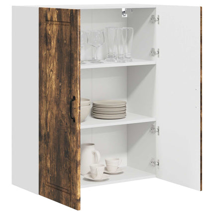 Väggskåp PORTO Rökt ek 80 x 31 x 100 cm Konstruerat trä