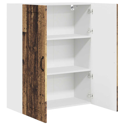 Väggskåp PORTO Gammalt trä 80 x 31 x 100 cm Konstruerat trä