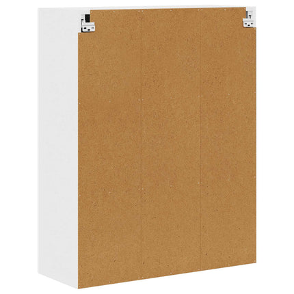 Väggglasförråd PORTO Vit 80 x 31 x 100 cm Konstruerat trä