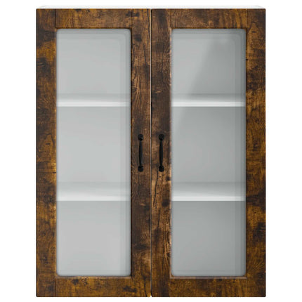 Väggglasförråd PORTO Rökt ek 80 x 31 x 100 cm Konstruerat trä