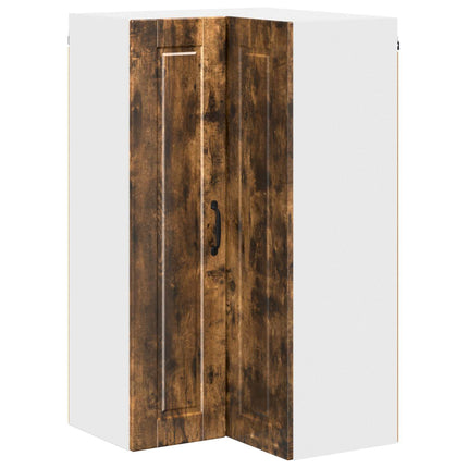 Vägghörnskåp PORTO Rökt ek 57 x 57 x 100 cm Konstruerat trä