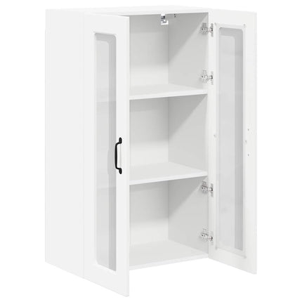 Väggglasförråd PORTO Vit 60 x 31 x 100 cm Konstruerat trä