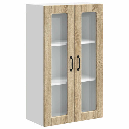 Väggglasförråd PORTO Sonoma-ek 60 x 31 x 100 cm Konstruerat trä