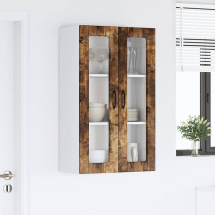 Väggglasförråd PORTO Rökt ek 60 x 31 x 100 cm Konstruerat trä