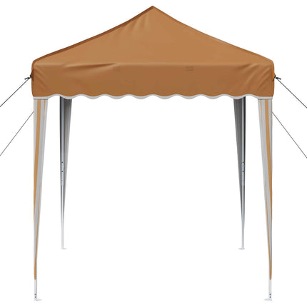 Pop-up Partytält 195 x 195 x 245 cm Beige Oxford Tyg
