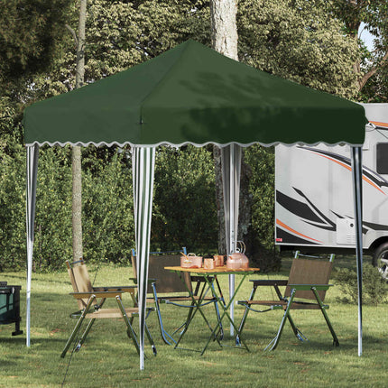 Pop-up Partytält 195 x 195 x 245 cm Grön Oxford Tyg