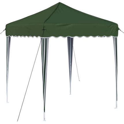 Pop-up Partytält 195 x 195 x 245 cm Grön Oxford Tyg