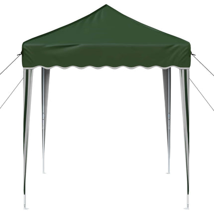 Pop-up Partytält 195 x 195 x 245 cm Grön Oxford Tyg