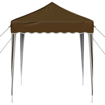 Pop-up Partytält 195 x 195 x 245 cm Taupe Oxford Tyg