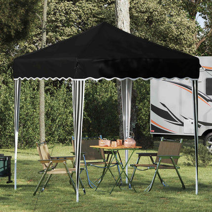 Pop-up Partytält 195 x 195 x 245 cm Svart Oxford Tyg