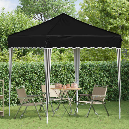 Pop-up Partytält 195 x 195 x 245 cm Svart Oxford Tyg