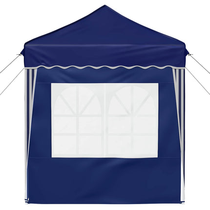 Pop-up Partytält 195 x 195 x 245 cm Blå Oxford Tyg