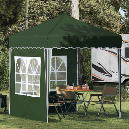 Pop-up Partytält 195 x 195 x 245 cm Grön Oxford Tyg