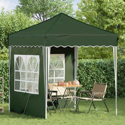 Pop-up Partytält 195 x 195 x 245 cm Grön Oxford Tyg