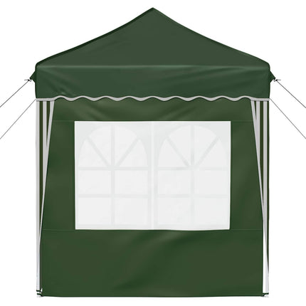 Pop-up Partytält 195 x 195 x 245 cm Grön Oxford Tyg