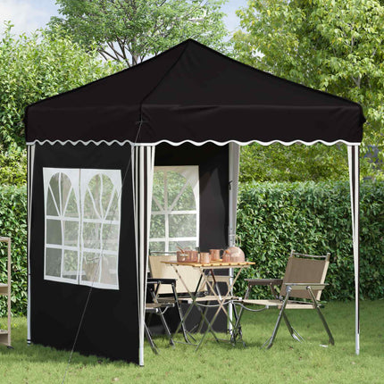Pop-up Partytält 195 x 195 x 245 cm Svart Oxford Tyg