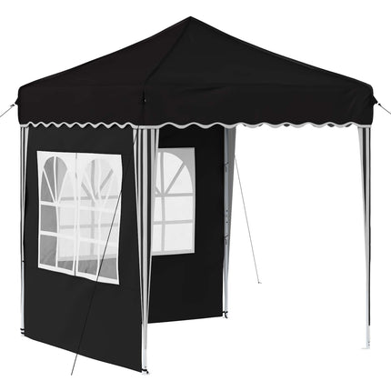 Pop-up Partytält 195 x 195 x 245 cm Svart Oxford Tyg