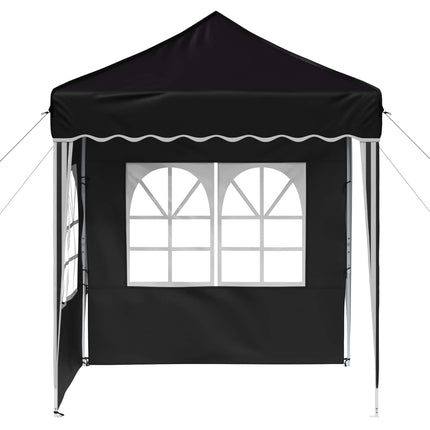 Pop-up Partytält 195 x 195 x 245 cm Svart Oxford Tyg