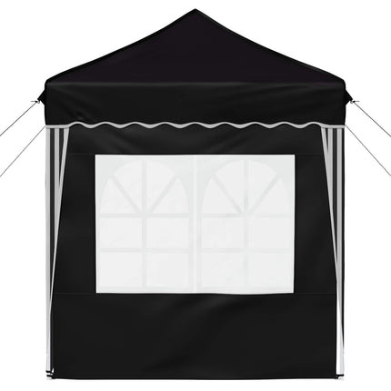 Pop-up Partytält 195 x 195 x 245 cm Svart Oxford Tyg