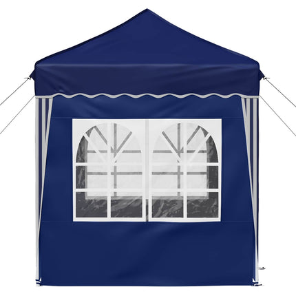 Pop-up Partytält 195 x 195 x 245 cm Blå Oxford Tyg