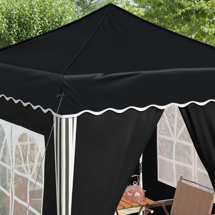 Pop-up Partytält 195 x 195 x 245 cm Antracit Oxford Tyg