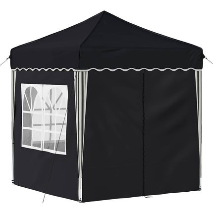 Pop-up Partytält 195 x 195 x 245 cm Antracit Oxford Tyg