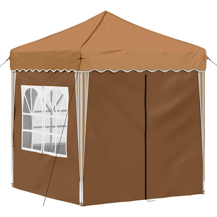 Pop-up Partytält 195 x 195 x 245 cm Beige Oxford Tyg