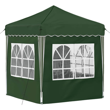Pop-up Partytält 195 x 195 x 245 cm Grön Oxford Tyg