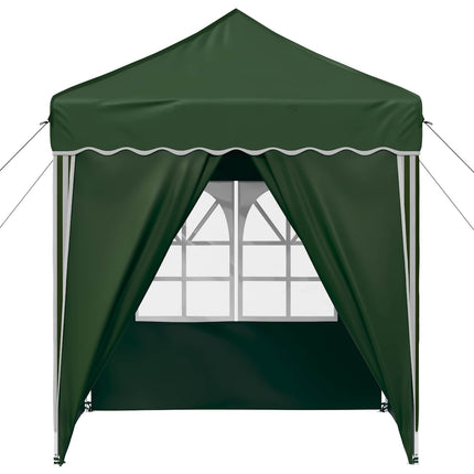 Pop-up Partytält 195 x 195 x 245 cm Grön Oxford Tyg