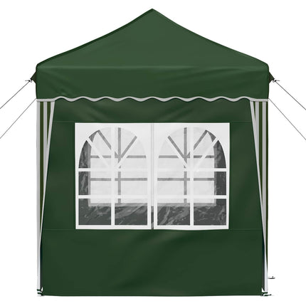 Pop-up Partytält 195 x 195 x 245 cm Grön Oxford Tyg