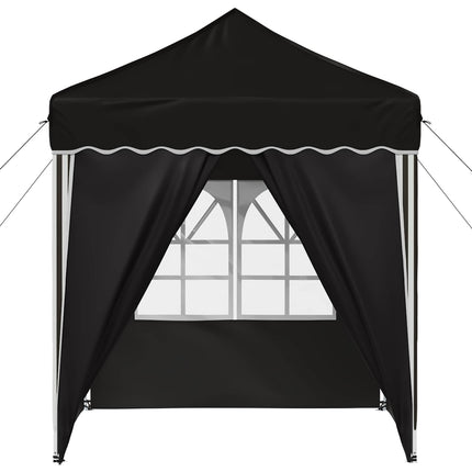 Pop-up Partytält 195 x 195 x 245 cm Svart Oxford Tyg