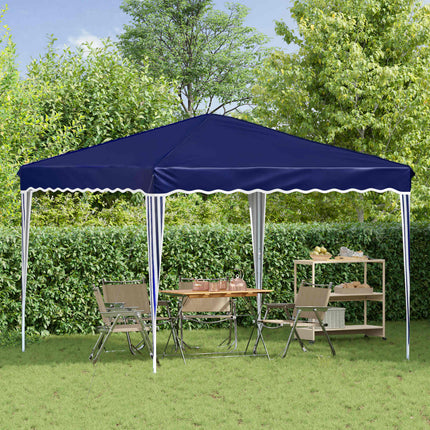 Pop-up Partytält 288 x 288 x 245 cm Blå Oxford Tyg