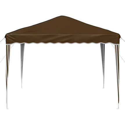 Pop-up Partytält 288 x 288 x 245 cm Taupe Oxford Tyg