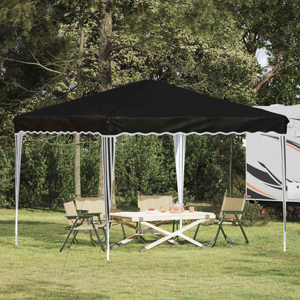 Pop-up Partytält 288 x 288 x 245 cm Svart Oxford Tyg