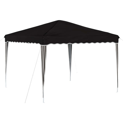 Pop-up Partytält 288 x 288 x 245 cm Svart Oxford Tyg