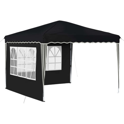 Pop-up Partytält 288 x 288 x 245 cm Antracit Oxford Tyg