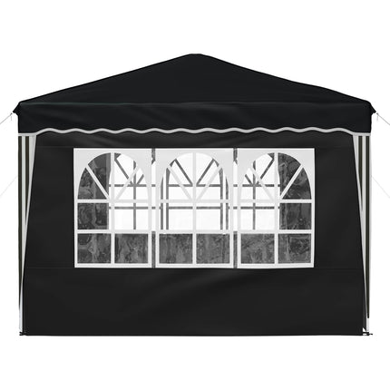 Pop-up Partytält 288 x 288 x 245 cm Antracit Oxford Tyg