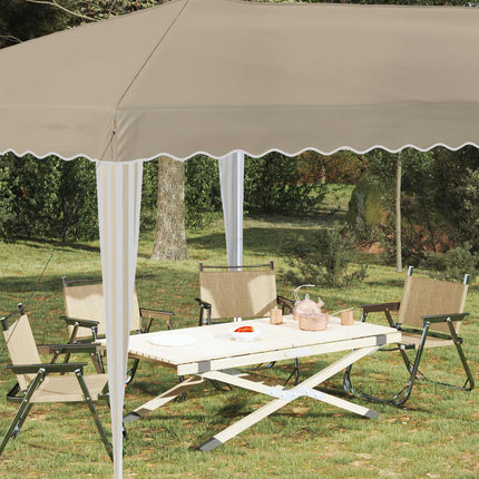 Pop-up Partytält 575 x 290 x 245 cm Gräddvit
