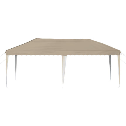 Pop-up Partytält 575 x 290 x 245 cm Gräddvit