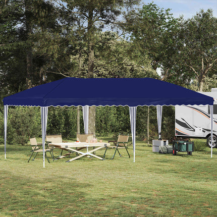 Pop-up Partytält 575 x 290 x 245 cm Blå