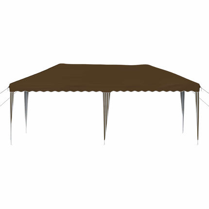 Pop-up Partytält 575 x 290 x 245 cm Taupe
