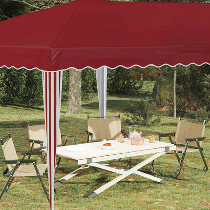 Pop-up Partytält 575 x 290 x 245 cm Vinröd