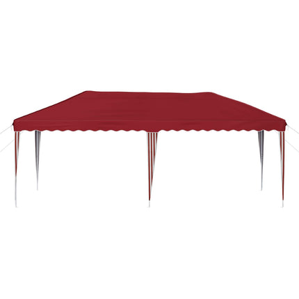Pop-up Partytält 575 x 290 x 245 cm Vinröd