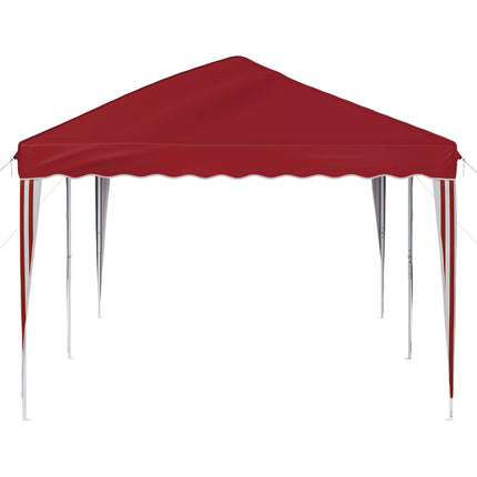 Pop-up Partytält 575 x 290 x 245 cm Vinröd