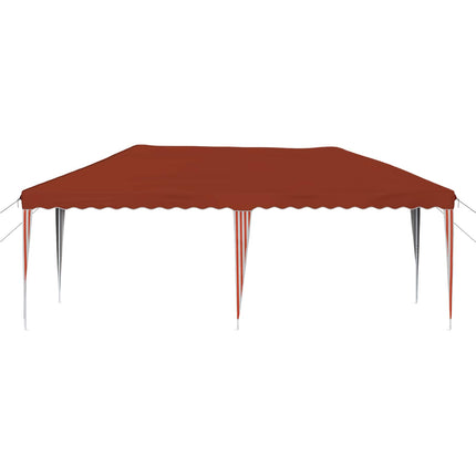 Pop-up Partytält 575 x 290 x 245 cm Terracotta