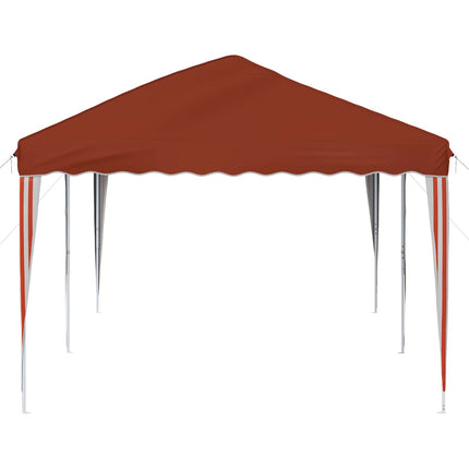 Pop-up Partytält 575 x 290 x 245 cm Terracotta